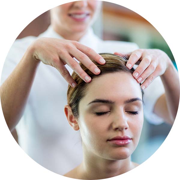 Head and neck massage, a short Ayurvedic therapy